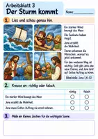 Vorschau - Arbeitsblätter - Jona – Gott gibt eine neue Chance | Religion Klasse 2 Arbeitsblätter | Evangelische Religionslehre | 10 Arbeitsblätter als PDF - Seite 3