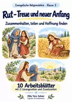 Vorschau - Arbeitsblätter - Rut – Treue und neuer Anfang | Religion Klasse 2 Arbeitsblätter | Evangelische Religionslehre | 10 Arbeitsblätter als PDF - Deckblatt