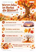 Vorschau - Arbeitsblätter - Herbstblätter & Bäume – Naturwissen zum Mitmachen - Seite 1