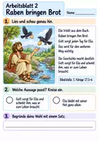Vorschau - Arbeitsblätter - Elia – Gott sorgt für ihn | Religion Klasse 2 Arbeitsblätter | Evangelische Religionslehre | 10 Arbeitsblätter als PDF - Seite 2