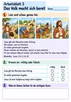 Vorschau - Arbeitsblätter - Josua – Gott schenkt Mut | Religion Klasse 2 Arbeitsblätter | Evangelische Religionslehre | 10 Arbeitsblätter als PDF - Seite 3
