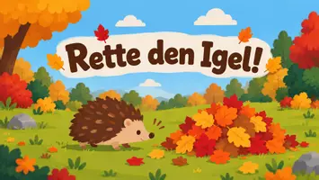 Vorschau - Präsentationen/Tafelbilder - Offline Coding im Herbst | Orientierung im Raum mit Igel - Seite 1
