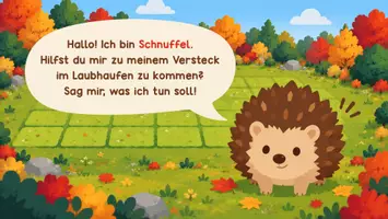 Vorschau - Präsentationen/Tafelbilder - Offline Coding im Herbst | Orientierung im Raum mit Igel - Seite 2