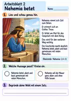 Vorschau - Arbeitsblätter - Nehemia baut gemeinsam | Religion Klasse 2 Arbeitsblätter | Evangelische Religionslehre | 10 Arbeitsblätter als PDF - Seite 2