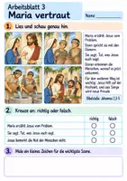 Vorschau - Arbeitsblätter - Jesus auf der Hochzeit in Kana | Religion Klasse 2 Arbeitsblätter | Evangelische Religionslehre | 10 Arbeitsblätter als PDF - Seite 3