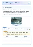 Vorschau - Arbeitsblätter - Wintersätze schreiben | Schreibwerkstatt + Lernzielkontrolle | Purzelsätze, Winterelfchen, Satzkarten | Deutsch Klasse 2/3 | mit Lösungen - Seite 3