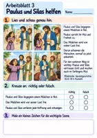 Vorschau - Arbeitsblätter - Paulus und Silas – Gott gibt Mut | Religion Klasse 2 Arbeitsblätter | Evangelische Religionslehre | 10 Arbeitsblätter als PDF - Seite 3