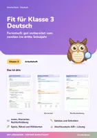 Vorschau - Arbeitsblätter - Deutsch Klasse 3 Jahrespaket | Rechtschreibung, Wortarten, Satzglieder & Proben | Lernwerkstätten + Lernzielkontrollen Grundschule | mit Lösungen - Seite 1