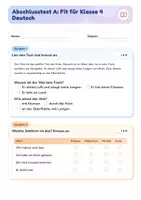 Vorschau - Arbeitsblätter - Deutsch Klasse 4 Jahrespaket | Grammatik, Erlebniserzählung, Brief, Sachtexte & Proben | Lernwerkstätten + Lernzielkontrollen Grundschule | mit Lösungen - Seite 2
