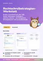 Vorschau - Arbeitsblätter - Rechtschreibstrategien-Werkstatt | Arbeitsheft + Lernzielkontrolle | Schwingen, Verlängern, Ableiten, Merken | Deutsch Klasse 2–4 | mit Lösungen - Deckblatt