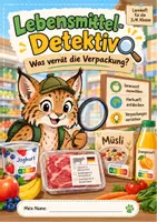 Vorschau - Arbeitsblätter - Lebensmittel – Was verrät die Verpackung? 3./4. Klasse - Deckblatt