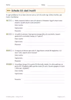 anteprima - Esercizi - Problemi classe terza e quarta gratis: metodo e una scheda - Pagina 1