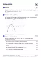 Vorschau - Klassenarbeiten - Schularbeit Differentialrechnung 7. Klasse AHS - Seite 2