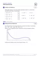 Vorschau - Klassenarbeiten - Schularbeit Differentialrechnung 7. Klasse AHS - Seite 3