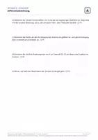 Vorschau - Klassenarbeiten - Schularbeit Differentialrechnung 7. Klasse AHS - Deckblatt