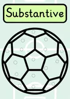 Vorschau - Stationenlernen - Wortarten zuordnen mit Fußball-Begriffen / NOMEN, VERBEN, ADJEKTIVE - Seite 2