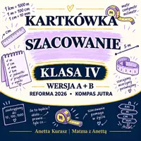 zapowiedź - Kartkówka dla klasy IV - Szacowanie - Grupa A i B - obwoluta
