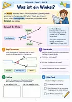 Vorschau - Stundenentwürfe - Winkel verstehen, messen & zeichnen – Winkelarten, Geodreieck & Lerncheck | Mathe Klasse 5 - Deckblatt