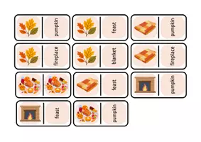 Vista previa - Juegos / Gamificación - Autumn Domino🍁¡Dominó de Otoño en inglés! - página 3