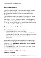 Vorschau - Arbeitsblätter - Biografiearbeit Senioren Schulzeit Erinnerungsheft für die Biografiearbeit in der Pflege - Seite 2