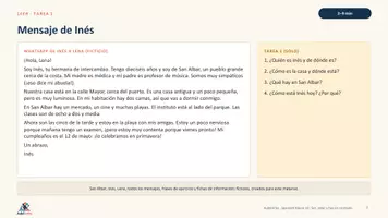 Vorschau - Stundenentwürfe - Ser, estar y hay en contexto | Spanisch Klasse 10 | Personen, Orte & Situationen beschreiben | 90 Min - Seite 3
