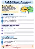 Vorschau - Stundenentwürfe - Hauptsatz, Nebensatz & Kommasetzung – Deutsch Klasse 5 | Satzgefüge sicher erkennen und richtig schreiben - Seite 3
