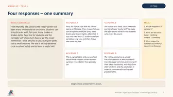 Vorschau - Stundenentwürfe - Summarising Successfully | English Upper Secondary | Main Ideas, Paraphrasing & Concise Writing | 90 Min - Seite 3