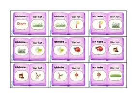 Vorschau - Spiele - 2 in 1 Lesespiel "Ich habe ... Wer hat ...?" zu den Themen Frühling, Frühblüher und Wiesenblumen - Seite 3