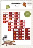 Vorschau - Spiele - Anlautdomino für den Herbst (Klasse 1) - Deckblatt