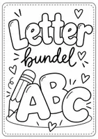 Voorbeeld - Letter bundel - Voorblad