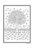 Vista previa - Manualidades / Dibujos para colorear - Autumn coloring book / Libro de colorear de otoño! 🍂🖍️ - página 1