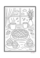 Vista previa - Manualidades / Dibujos para colorear - Autumn coloring book / Libro de colorear de otoño! 🍂🖍️ - página 2
