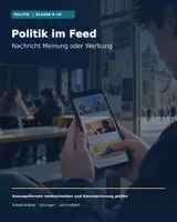 Vorschau - Unterrichtsreihen - Politik im Feed | Politik und Medienbildung · Klasse 9/10 | Arbeitsheft mit Lösungen und Lehrkraftteil - Deckblatt
