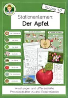 Vorschau - Arbeitsblätter - Stationenlernen: Der Apfel (Sachunterricht Grundschule Klasse 1-2) - Seite 1
