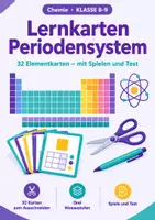 Vorschau - Spiele - Lernkarten Periodensystem Klasse 8-9 - Deckblatt