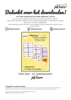 Voorbeeld - Memory - Anker 1 - Snuffel - Pagina 1