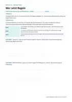 Vorschau - Unterrichtsreihen - Wer setzt Regeln? | Politik und Medienbildung · Klasse 9/10 | Arbeitsheft mit Lösungen und Lehrkraftteil - Seite 1