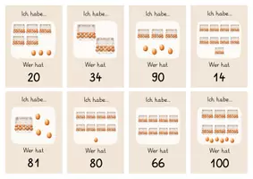 Vorschau - Spiele - Ich habe... Wer hat? Zahldarstellung Eier Zahlenraum 100 - Seite 2