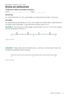 Vorschau - Unterrichtsreihen - Brüche am Zahlenstrahl | Mathematik · Klasse 5/6 | Arbeitsheft mit Lösungen und Lehrkraftteil - Seite 1