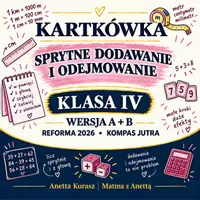 zapowiedź - Kartkówka IV - Sprytne dodawanie i odejmowanie - Gr. A i B - obwoluta