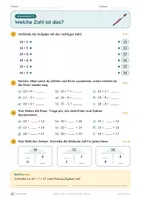 Vorschau - Unterrichtsreihen - Zahlen bis 20 – Zehner und Einer – Klasse 1 – Übungsheft - Seite 3