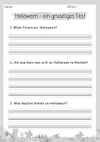 Vorschau - Arbeitsblätter - Lesetext/ Lesetandem "Halloween" mit Fragen (Klasse 2,3,4) - Seite 2