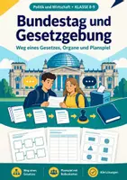 Vorschau - Arbeitsblätter - Bundestag Gesetzgebung Klasse 8-9 - Deckblatt