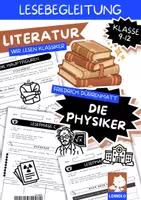 Vorschau - Arbeitsblätter - Die Physiker – Lesebegleitung mit Lesetagebuch & Diskussion | Dürrenmatt | Klasse 9–12 - Deckblatt