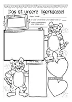Vorschau - Arbeitsblätter - Die Klasse vorstellen Deutsch in der Grundschule Tigerklasse / Tiger - Seite 2