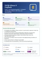 Vorschau - Unterrichtsreihen - Fit für Klasse 8 Englisch | Ferienheft + 2 Abschlusstests | Present perfect, Passive, Reported speech | Englisch Klasse 7/8 | mit Lösungen - Seite 1