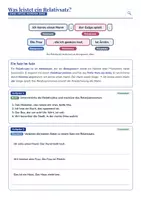 Vorschau - Unterrichtsreihen - Relativsätze | Arbeitsheft + 2 Klassenarbeiten | Relativpronomen, Kasus, Stellung und Stil | Deutsch Klasse 7/8 | mit Lösungen - Seite 3