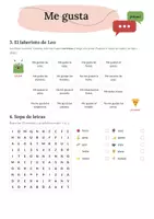 Vista previa - Hojas de trabajo - Me gusta(n) – Gramática y juegos con la comida para niños - página 3