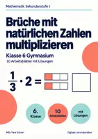 Vorschau - Arbeitsblätter - Multiplikation Geometrie Prozent und Diagramme Klasse 6 Gymnasium | Materialpaket | 20 PDFs mit 200 Arbeitsblättern - Seite 1