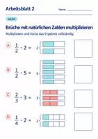 Vorschau - Arbeitsblätter - Multiplikation Geometrie Prozent und Diagramme Klasse 6 Gymnasium | Materialpaket | 20 PDFs mit 200 Arbeitsblättern - Seite 3
